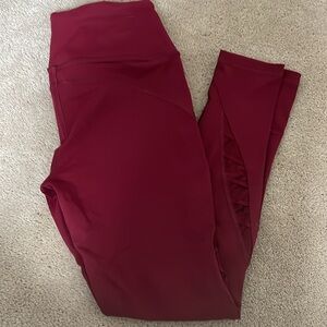 Victoria’s Secret Burgundy Sport Leggings